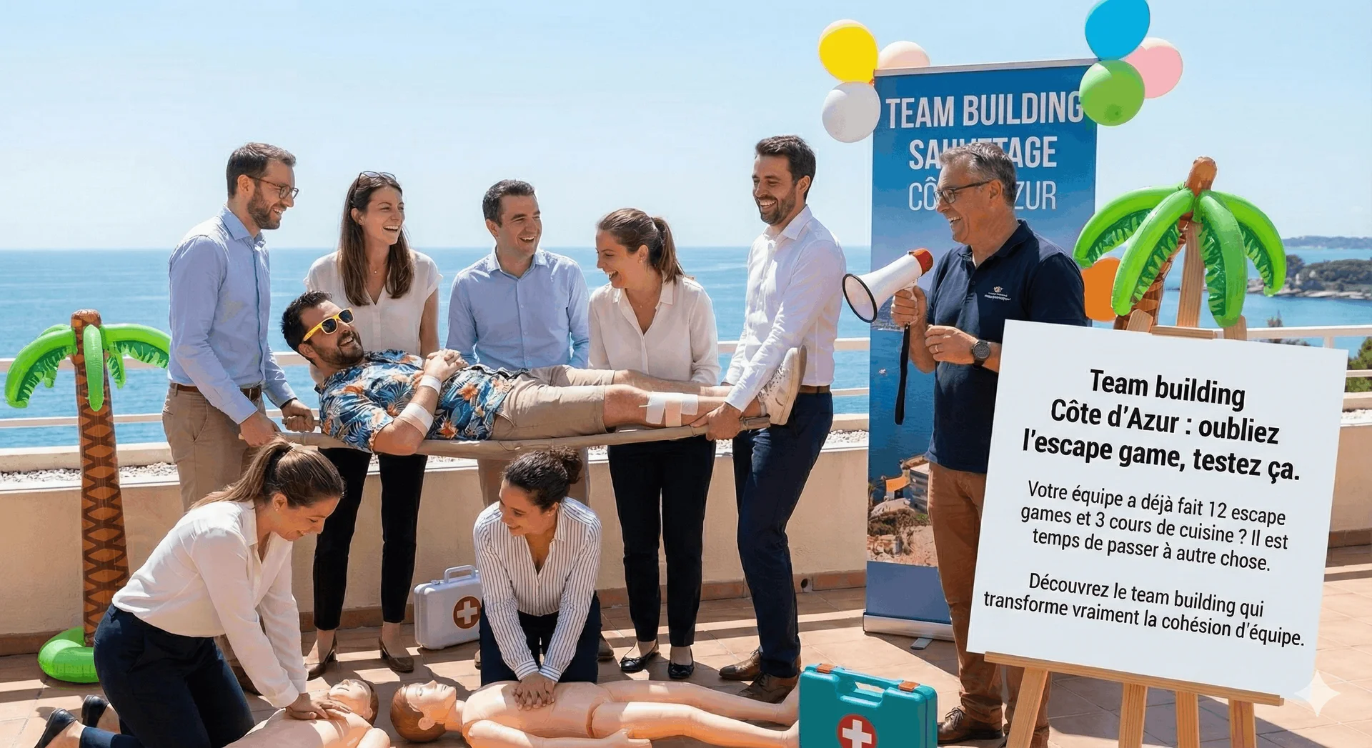 Team building Côte d'Azur : oubliez l'escape game, testez ça - Expériences & Événements